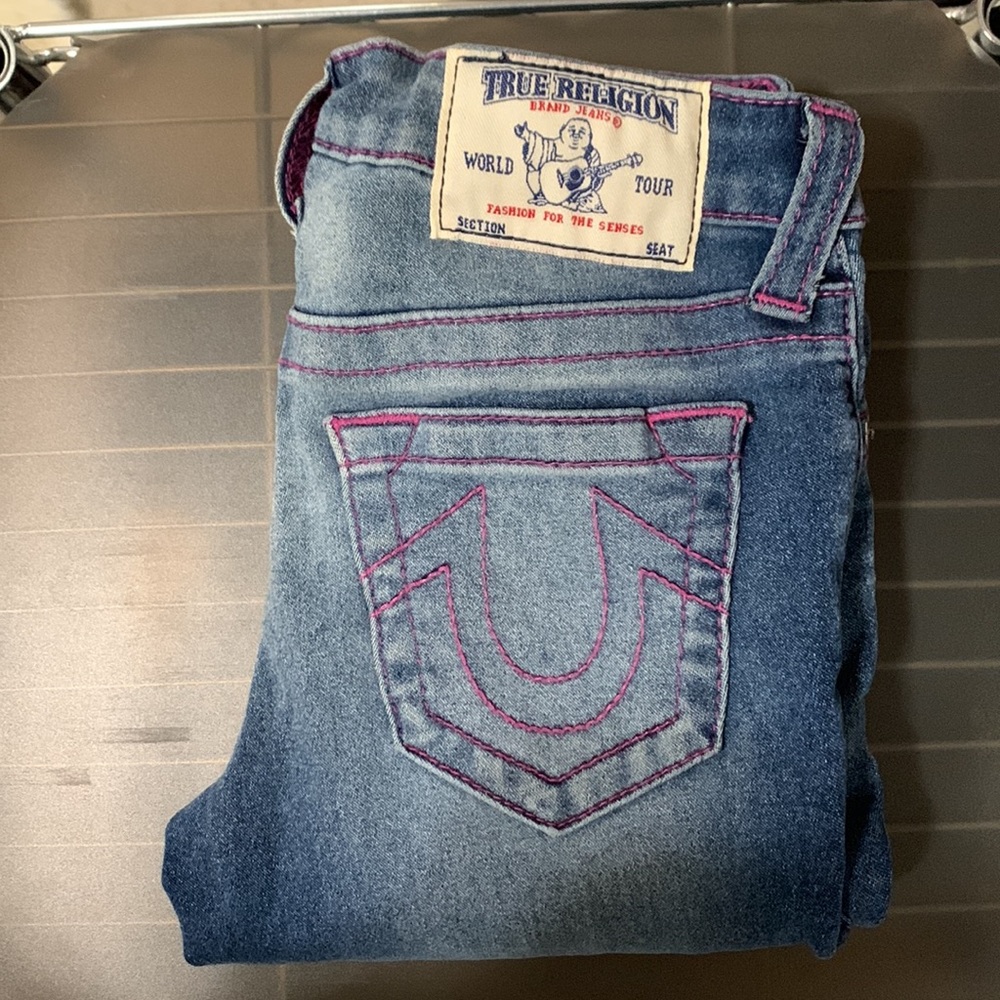 Brand New True Religion Big Girls Jeggings size M